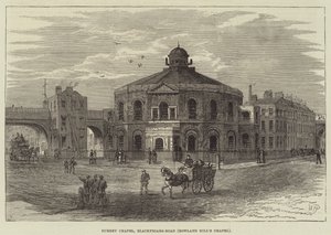 Surrey Chapel، Blackfriars-Road، Rowland Hill&39;s Chapel بواسطة وليام هنري بايك