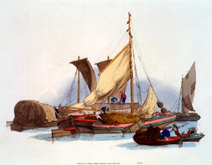 ووترمان وبارجمن نقل البضائع والركاب ، 1808 بواسطة وليام هنري باين