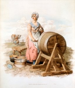 نساء يصنعن الزبدة ، 1808