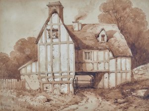 منازل قديمة في Penshurst ، كنت بواسطة وليام هنري ستوتارد