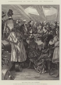 إحياء ذكرى معركة ترافلغار ، انتصار السفينة الملكية يوم 21 أكتوبر 1886 ، في بورتسموث