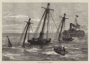 الغواصين في العمل على HMS Eurydice