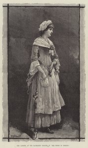 السيدة لانغتري ، في مسرح هايماركت ، في She Stoops to Conquer بواسطة وليام هيشام أوفرند