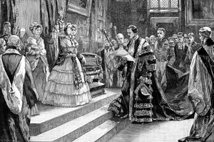 عرض تقديمي للملكة ، c1850s ، 1900 بواسطة وليام هيشام أوفرند