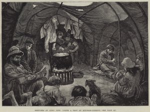 اسكتشات حياة الغجري ، داخل خيمة على Mitcham-Common