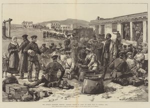 نزاع الحدود الأفغانية ، القوات الروسية في باكو في طريقهم إلى آسيا الوسطى