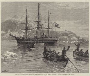 بعثة Eira Arctic ، إنقاذ السيد B Leigh Smith والطاقم في مضيق Matotchkin ، Nova Zembla