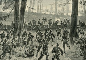 الهجوم الأخير على Spingawi Khotal ، 1901. بواسطة وليام هيشام أوفرند
