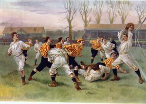 مباراة كرة القدم 1890 بواسطة وليام هيشام أوفرند