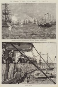 مراجعة Queen&39;s Jubilee Naval في Spithead بواسطة وليام هيشام أوفرند