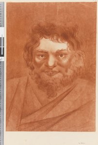 الصفحة 19 (أ) صورة مواطن ، 1768-1775 (الطباشير الأحمر) بواسطة وليام هودجز