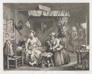 سقوط هارلوت ، صمم عام 1732 ، مطبوع 1744 هدية لويد سبنسر (حفر ونقش) بواسطة وليام هوغارث