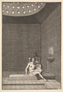 حمام تركي Aubry de La Mottrayes يسافر في جميع أنحاء أوروبا وآسيا والجزء الآخر ... ، 1723-24. بواسطة وليام هوغارث