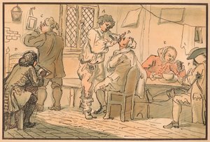 مشهد الإفطار من The Five Days Peregrination ، 1732 بواسطة وليام هوغارث