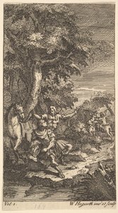 كاساندرا ، Frontispiece ، المجلد. 1 ، 1725. بواسطة وليام هوغارث