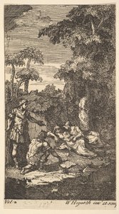 كاساندرا ، Frontispiece ، المجلد. 2: 1725. بواسطة وليام هوغارث