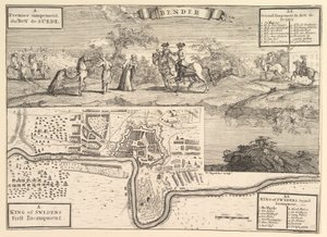 تشارلز الثاني عشر في Bender Aubry de La Mottrayes يسافر في جميع أنحاء أوروبا وآسيا وإلى ... ، 1723-24. بواسطة وليام هوغارث