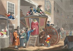 كانتري إن يارد ، رسم توضيحي من "Hogarth Restored: The Whole Works of the William William Hogarth الشهير ، الذي نقشه توماس كوك" ، الحانة. 1812 (نقش يدوي) بواسطة وليام هوغارث