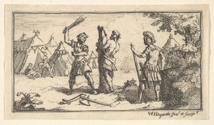 Fustigatio John Beaver ، العقوبات العسكرية الرومانية ، 1725 ، بعد 1725. بواسطة وليام هوغارث