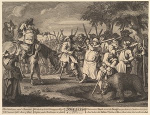 مغامرات هوديبرا الأولى اثني عشر توضيحات كبيرة لصموئيل بتلر هودي ... ، فبراير 1725-26. بواسطة وليام هوغارث