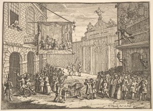 حفلة تنكرية وأوبرا ، 1724. بواسطة وليام هوغارث