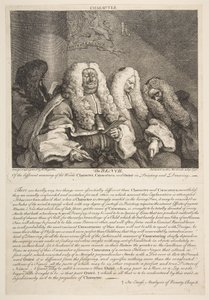 المقعد ، سبتمبر 1758. بواسطة وليام هوغارث