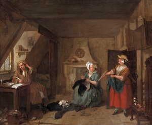 الشاعر المنكوب ، ج .1736 بواسطة وليام هوغارث