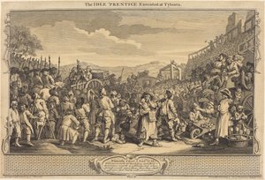 تم إعدام الخمول الخامل في Tyburn بواسطة وليام هوغارث