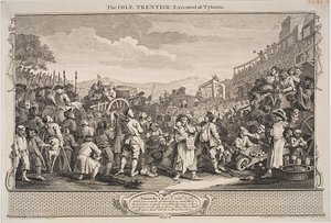 تم إعدام الخمول الخامل في Tyburn بواسطة وليام هوغارث