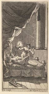 The Metamorphosis الجديد ، اللوحة 6: قصة كيوبيد والروح ، 1724. بواسطة وليام هوغارث