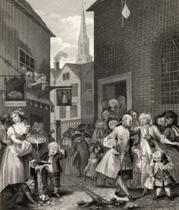 أوقات اليوم: ظهرًا ، من "أعمال ويليام هوغارث" ، نُشر عام 1833 بواسطة وليام هوغارث