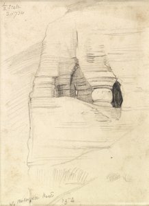 صخور في وادي زوارة ، البحر الميت ، 1854 بواسطة وليام هولمان هانت