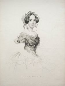كلارا نوفيلو ، 1852. بواسطة وليام همفريز