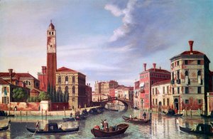 بلازو لابيا ، قناة كاناريجيو ، c1750-1771 بواسطة وليام جيمس
