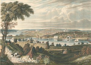 مدينة واشنطن: من ما وراء البحرية ، تم نشره عام 1834. بواسطة وليام جيمس بينيت