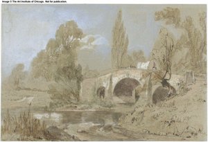 قافلة الغجر على الجسر بواسطة William James Muller