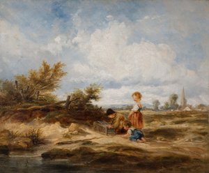 هامبستيد هيث - فخ الطيور 1845. بواسطة وليام جيمس مولر