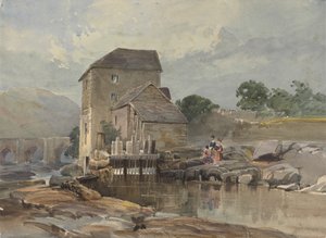 الجسر في لانجولين بواسطة William James Muller
