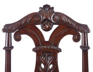 تفاصيل زوج من كراسي قاعة جورج الثاني ، أعدمها جيمس مور الأصغر ، c.1727-31 بواسطة وليام كينت