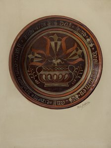 طبق ألماني ، ج. 1937. بواسطة وليام أنتريم