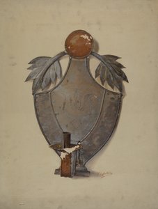 بنسلفانيا الألمانية تين الشمعدان ، ج. 1937. بواسطة وليام أنتريم