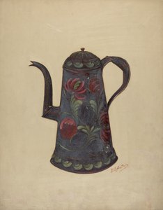 توليوير وعاء القهوة ، c. 1936. بواسطة وليام أنتريم
