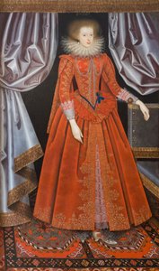 كاثرين كنيفيت ، كونتيسة سوفولك ، حوالي عام 1615 (لوحة) بواسطة وليام لاركين