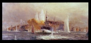 معركة جوتلاند عام 1916 بواسطة وليام ليونيل ويلي