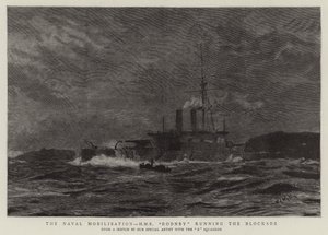 التعبئة البحرية ، HMS Rodney يدير الحصار بواسطة وليام ليونيل ويلي