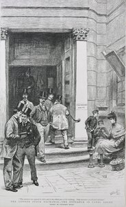 مدخل البورصة في محكمة كابيل ، 1891