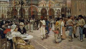 ساحة سان ماركو ، البندقية ، 1883