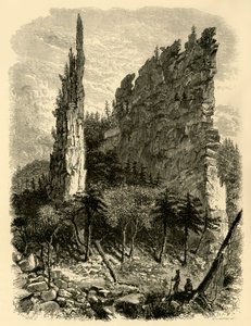 "Karr's Pinnacles" ، ١٨٧٢. بواسطة وليام لودويل شيبارد