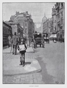 Cannon Street (litho) بواسطة وليام لوكير
