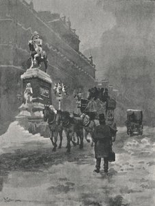 سيرك هولبورن - صباح الشتاء ، 1891 بواسطة وليام لوكير